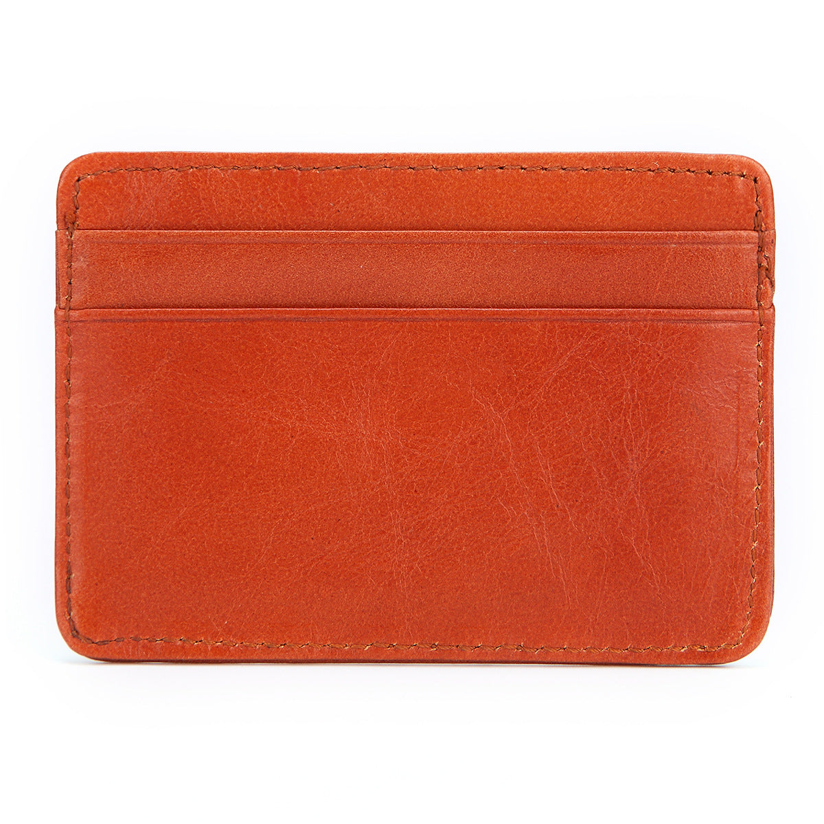 New Style Spot Hot Sale Men's Leather Wallet Oil Wax Leather Multi Card Bag Retro Cowhide Coin Wallet Card Bag Wholesale