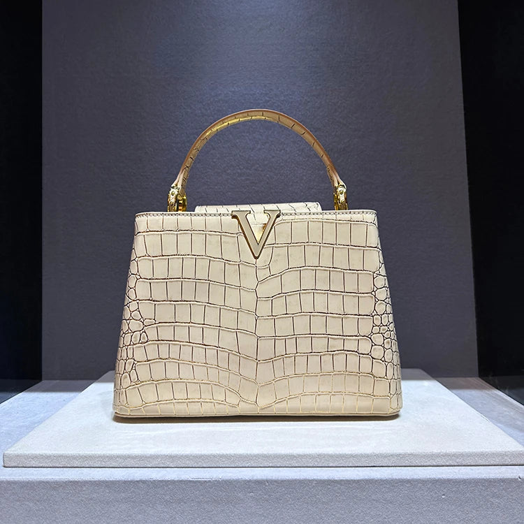 Luxury Designer Brand bolsa feminina 2023 New High-quality сумка Leather Crocodile Print Shoulder Handbags for Women 가방 Hot Sell