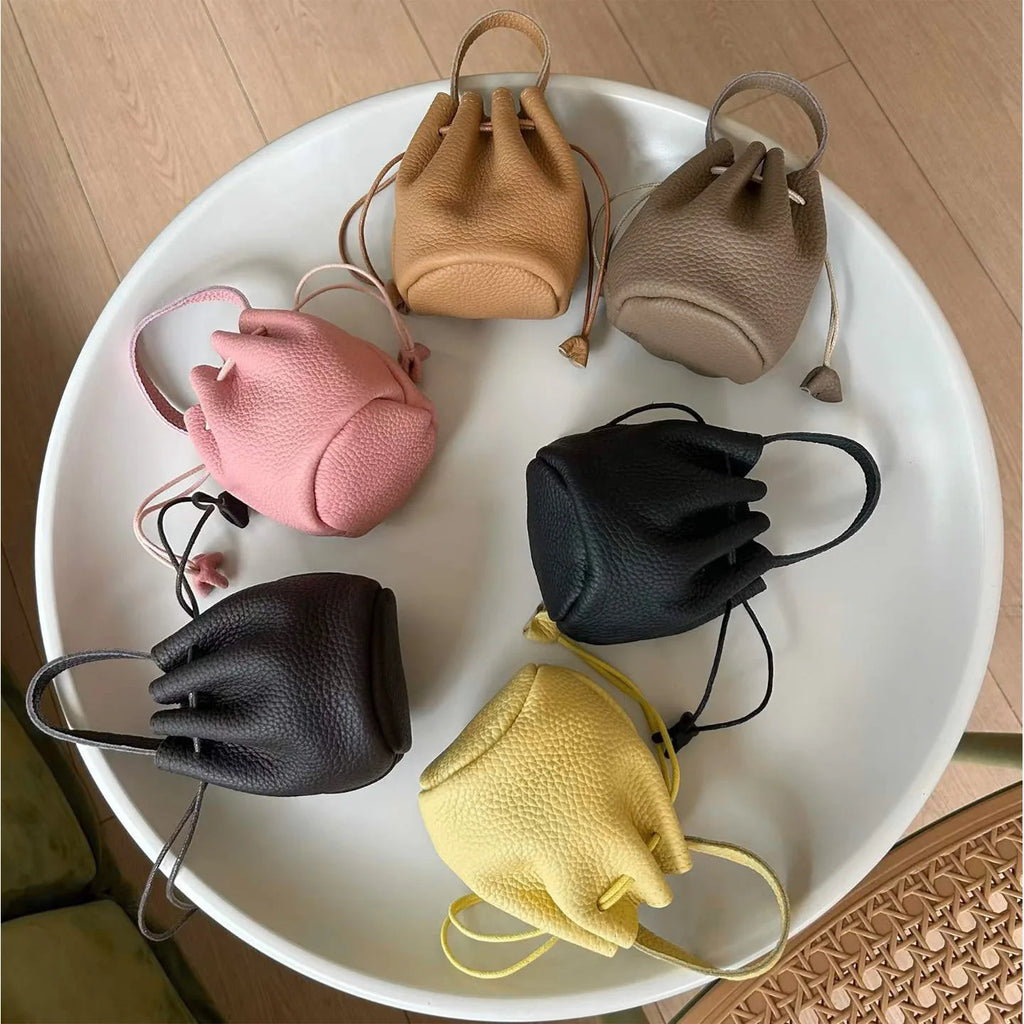 Genuine Leather Women Wallet Cowhide Coin Purse For Ladies Wallets Money Pocket Clutch Small Earphone Crossbody Bag Bolsa