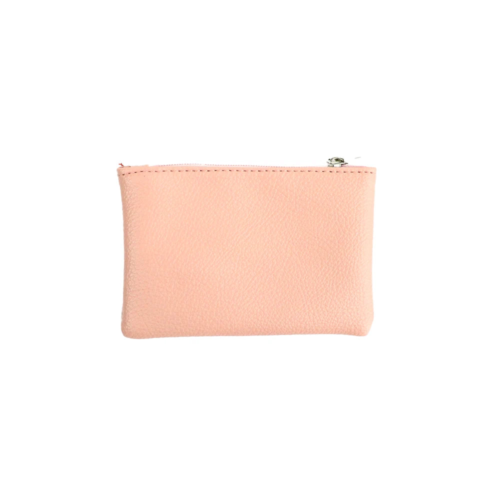 Customized Name PU Leather Wallet Suitable for Both Men and Women, Small Size, Ultra-Thin, with Zipper Closure, Money Bag