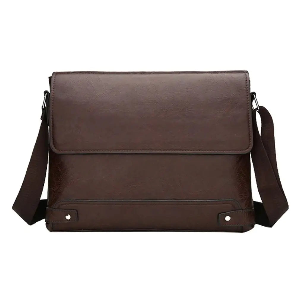 Briefcase For Men PU Leather Tote Boston Commuting Laptop Shoulder Executive Business Work Messenger Crossbody Side Designer Bag