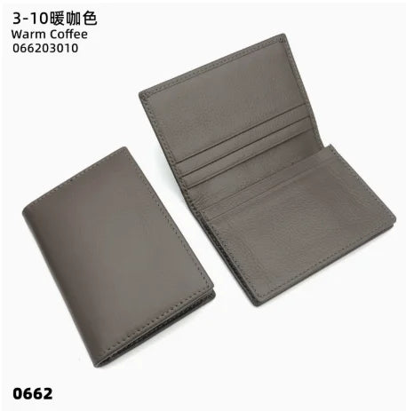 Cowhide Luxury Business Card Holder Engraving Fashion Simple Card Wallet Personalized Woman Man Card Bag Casual Coin Purse Gift
