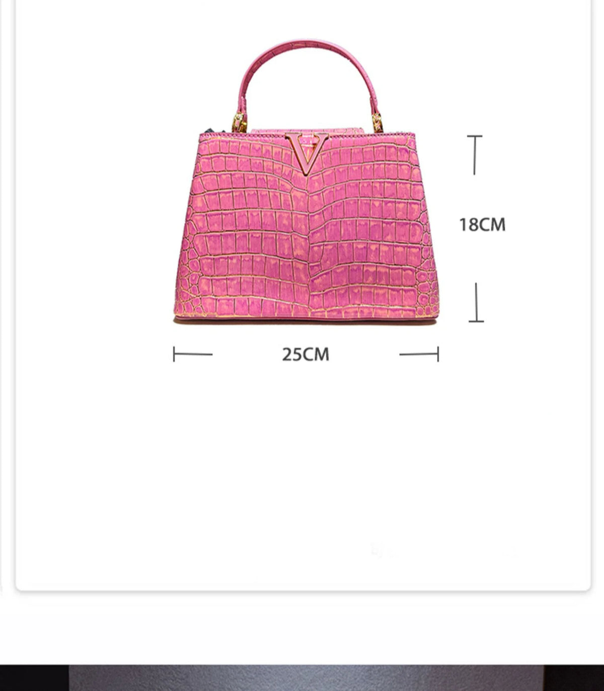 Luxury Designer Brand bolsa feminina 2023 New High-quality сумка Leather Crocodile Print Shoulder Handbags for Women 가방 Hot Sell