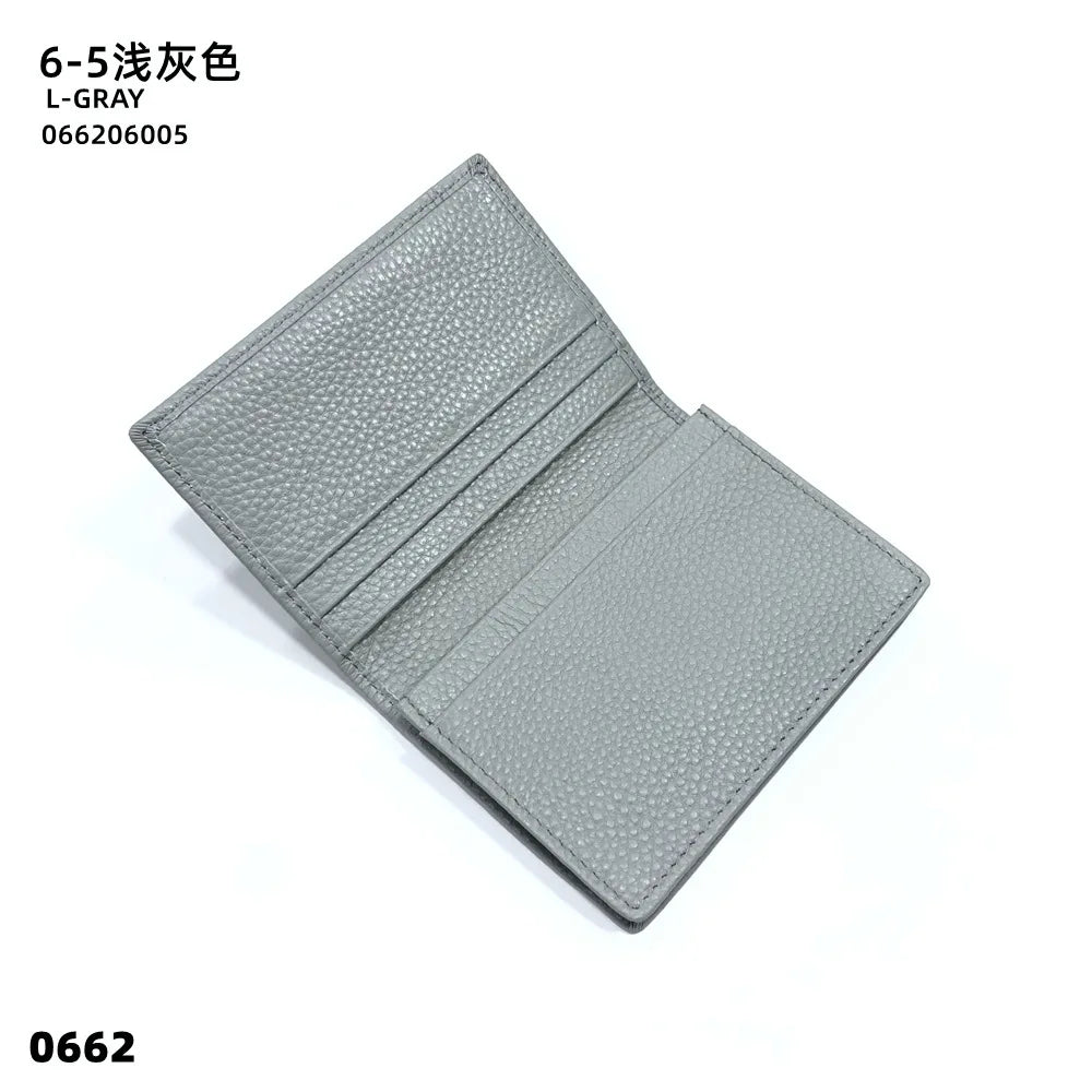 Cowhide Luxury Business Card Holder Engraving Fashion Simple Card Wallet Personalized Woman Man Card Bag Casual Coin Purse Gift