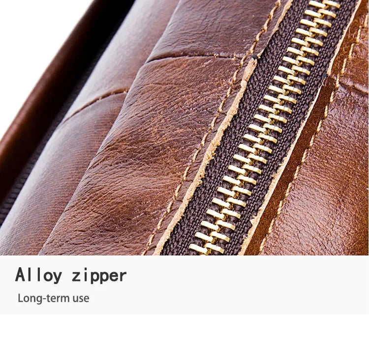 BULLCAPTAIN Cow Leather Briefcase Men Handbags High Quality Business Laptop Massager Bag Men Brand Real Leather Handbags