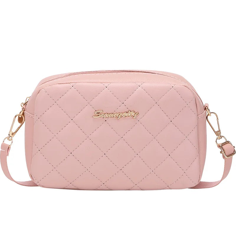 PU Leather Luxury Ladies Bag Embroidered Camera Shoulder Bag Tote Bags for Women Fashion Bolsas De Mujer