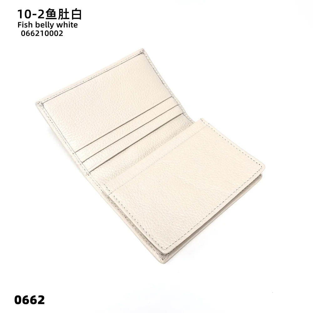 Cowhide Luxury Business Card Holder Engraving Fashion Simple Card Wallet Personalized Woman Man Card Bag Casual Coin Purse Gift
