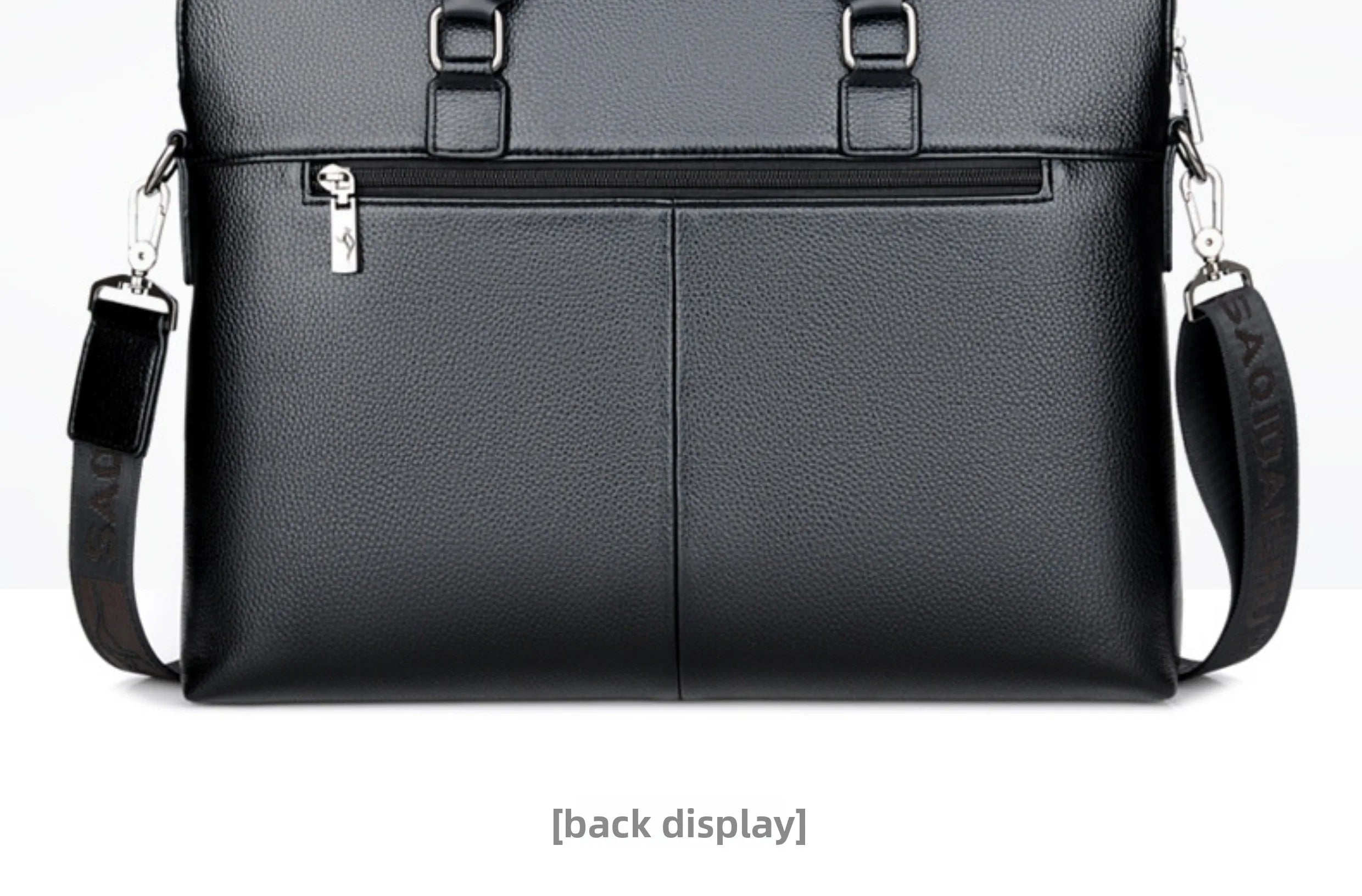 Briefcase men's genuine leather business men's bag handbag single shoulder large capacity casual cowhide crossbody computer bag