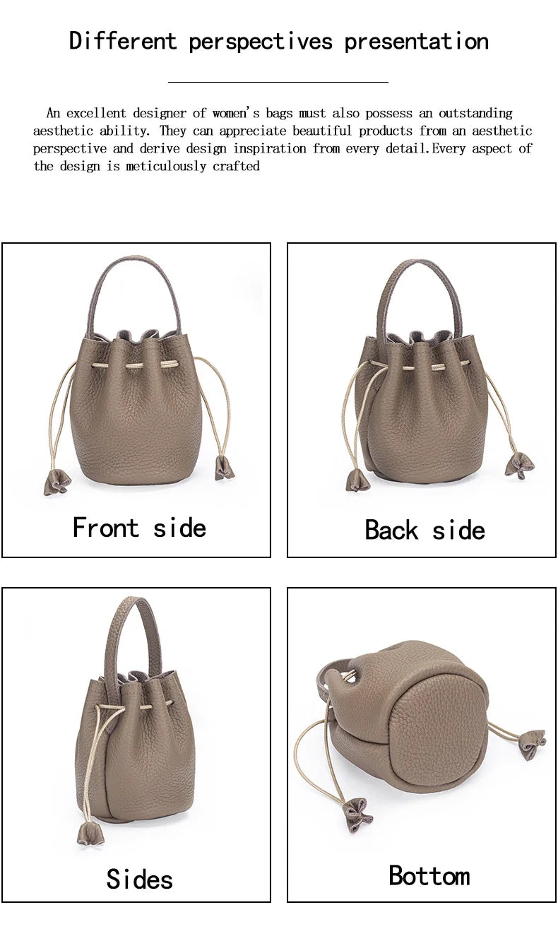 Genuine Leather Women Wallet Cowhide Coin Purse For Ladies Wallets Money Pocket Clutch Small Earphone Crossbody Bag Bolsa