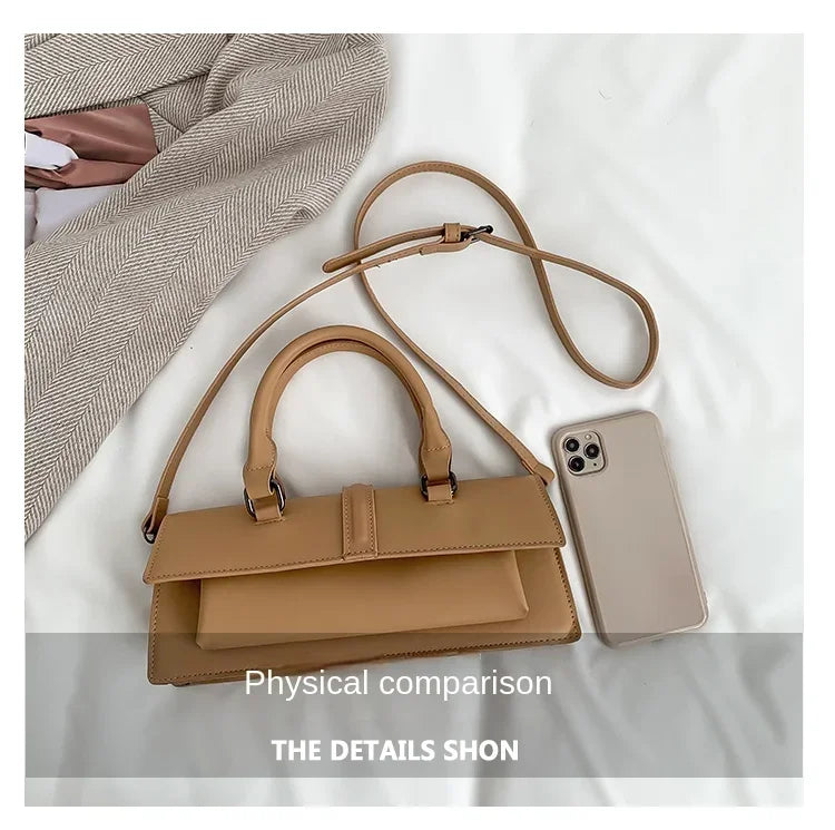 PU Leather Solid Women's Crossbody Bags Ladies Bags on Sale 2024 High Quality Fashion Zipper Locomotive Style Bolsas Femininas