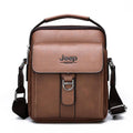 JEEP BULUO Men's bag pu leather Business High quality Waterproof crossbody handbag black brown messnger shoulder bags hot sale