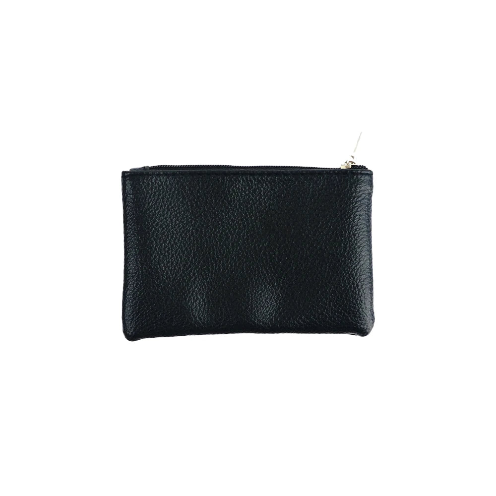Customized Name PU Leather Wallet Suitable for Both Men and Women, Small Size, Ultra-Thin, with Zipper Closure, Money Bag