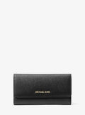 Michael Kors | Jet Set Travel Crossgrain Leather Tri-Fold Wallet
