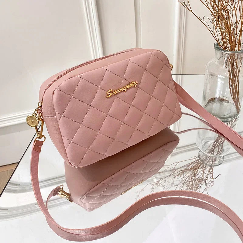 PU Leather Luxury Ladies Bag Embroidered Camera Shoulder Bag Tote Bags for Women Fashion Bolsas De Mujer