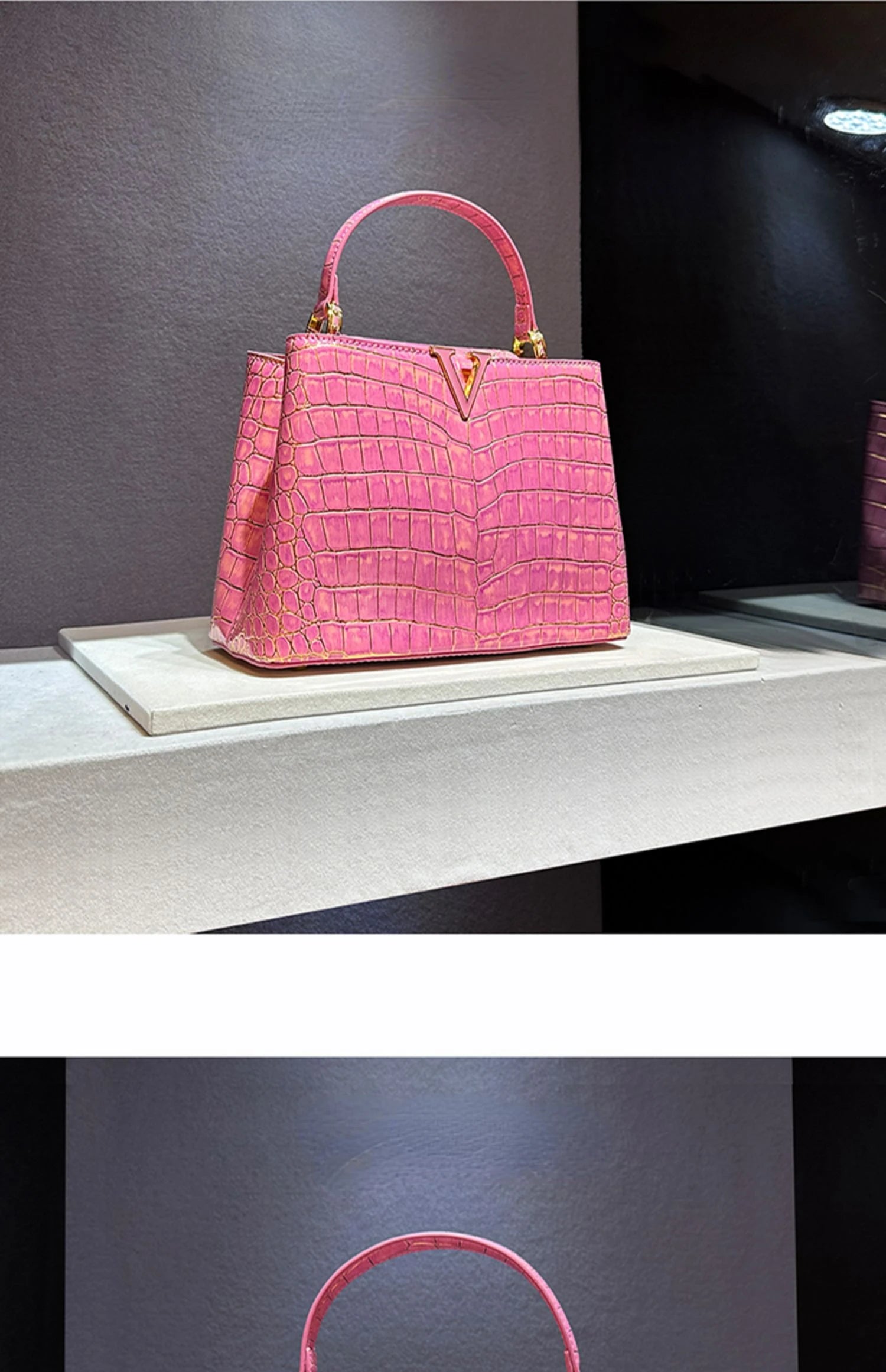 Luxury Designer Brand bolsa feminina 2023 New High-quality сумка Leather Crocodile Print Shoulder Handbags for Women 가방 Hot Sell
