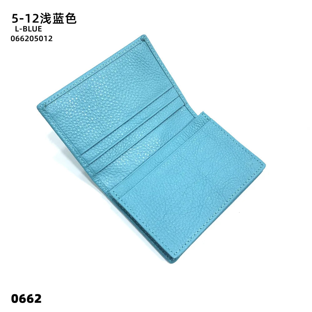 Cowhide Luxury Business Card Holder Engraving Fashion Simple Card Wallet Personalized Woman Man Card Bag Casual Coin Purse Gift