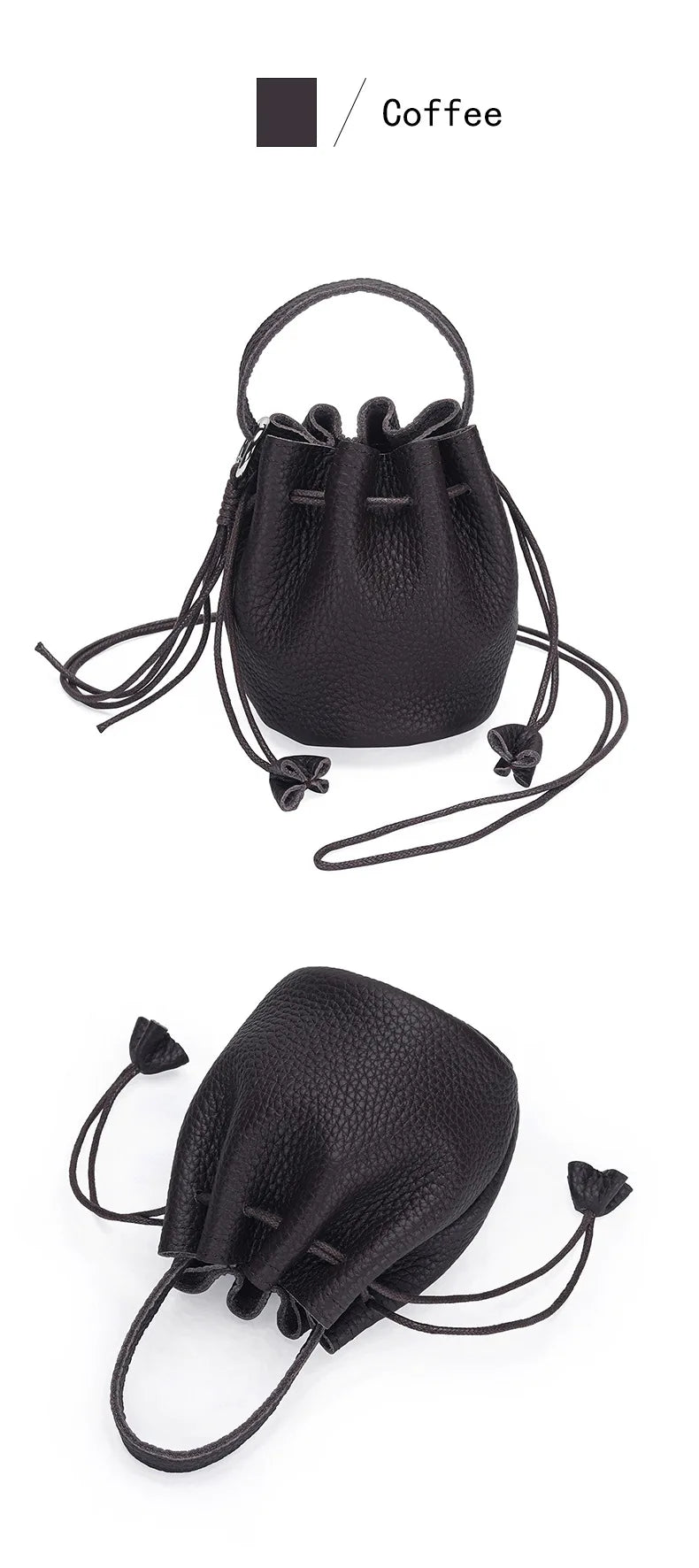 Genuine Leather Women Wallet Cowhide Coin Purse For Ladies Wallets Money Pocket Clutch Small Earphone Crossbody Bag Bolsa